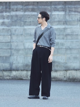 「Our Legacy（アワーレガシー）のアイテム」を使った、phmineさん（メンズ・176cm）の秋コーディネート