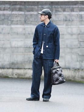 「PT（ピーティ）のアイテム」を使った、phmineさん（メンズ・176cm）の秋コーディネート