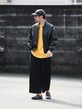 「FOG ESSENTIALS（エフオージーエッセンシャルズ）のアイテム」を使った、phmineさん（メンズ・176cm）の秋コーディネート