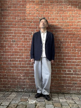 「アイテム（スーツセット）」を使った、buddhabrandgkさん（メンズ・170cm）の冬コーディネート