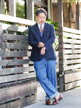 「アイテム（つなぎ/オールインワン）」を使った、buddhabrandgkさん（メンズ・170cm）の秋コーディネート