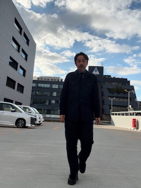 「アイテム（セットアップ）」を使った、buddhabrandgkさん（メンズ・170cm）の秋コーディネート