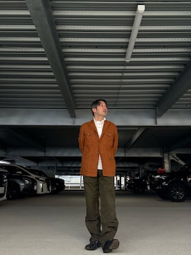 「LOLO（ロロ）のアイテム」を使った、buddhabrandgkさん（メンズ・170cm）の秋コーディネート