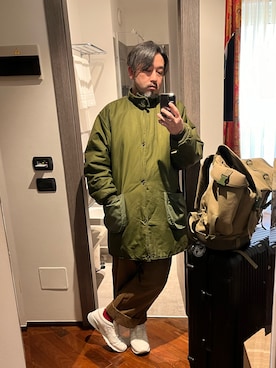 「アイテム（その他アウター）」を使った、buddhabrandgkさん（メンズ・170cm）の秋コーディネート