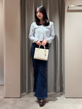 「dazzlin（ダズリン）のアイテム」を使った、momoさん（レディース・159cm）の春コーディネート