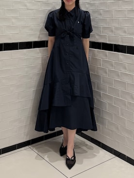 「dazzlin（ダズリン）のアイテム（ワンピース/ドレス）」を使った、momoさん（レディース・159cm）の春コーディネート