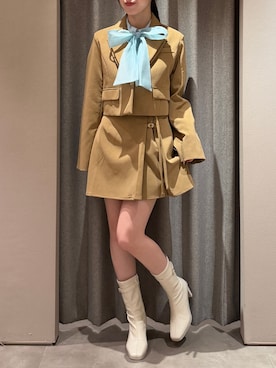 momoさん（レディース・158cm）の春コーディネート