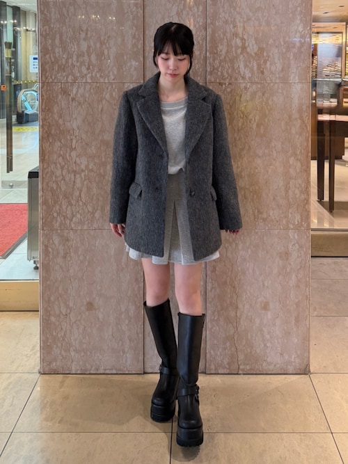 【WEB限定カラーあり】ヘアリーミドルジャケット