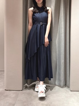 「スポサン」｜momoさん（レディース・159cm）の夏コーディネート
