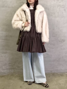 「アイテム（ジャケット/アウター）」を使った、nagisa72encanafさん（レディース・161cm・30代）の秋コーディネート