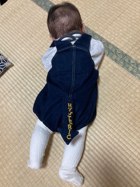 「アイテム（ママ＆ベビー）」を使った、tmmomckさん（キッズ・70cm）の秋コーディネート