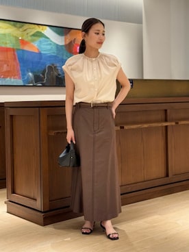 「BALLSEY（ボールジィ）のアイテム」を使った、Ukai_TOMORROWLANDさん（レディース・157cm）の夏コーディネート