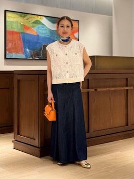 「BALLSEY（ボールジィ）のアイテム」を使った、Ukai_TOMORROWLANDさん（レディース・157cm）の夏コーディネート