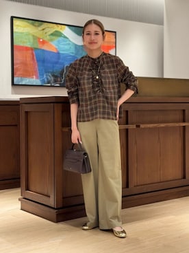 「MACPHEE（マカフィー）のアイテム」を使った、Ukai_TOMORROWLANDさん（レディース・157cm）の夏コーディネート