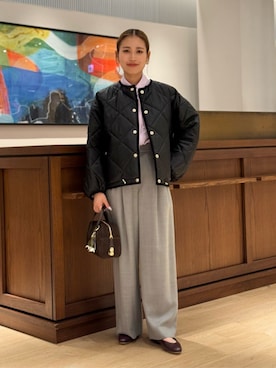 「OAD NEW YORK（オーエーディーニューヨーク）のアイテム」を使った、Ukai_TOMORROWLANDさん（レディース・157cm）の秋コーディネート
