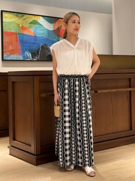 「BALLSEY（ボールジィ）のアイテム」を使った、Ukai_TOMORROWLANDさん（レディース・157cm）の夏コーディネート