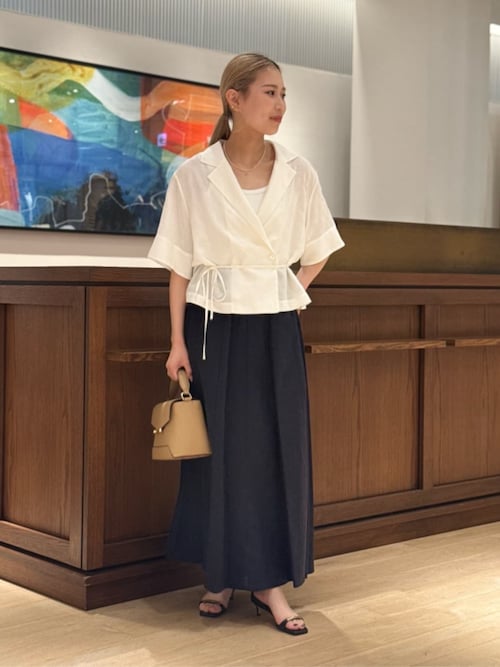 GALERIE VIE（ギャルリー ヴィー） ロング スカート リブコンビ