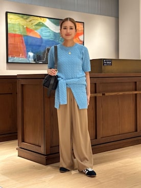 「MACPHEE（マカフィー）のアイテム」を使った、Ukai_TOMORROWLANDさん（レディース・157cm）の夏コーディネート