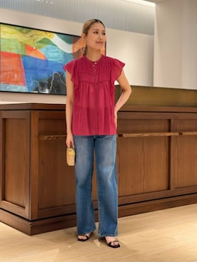 「BALLSEY（ボールジィ）のアイテム」を使った、Ukai_TOMORROWLANDさん（レディース・157cm）の夏コーディネート
