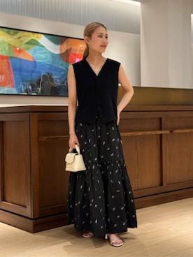 「NE QUITTEZ PAS!（ヌキテパ）のアイテム」を使った、Ukai_TOMORROWLANDさん（レディース・157cm）の夏コーディネート