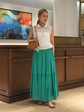 「BALLSEY（ボールジィ）のアイテム」を使った、Ukai_TOMORROWLANDさん（レディース・157cm）の夏コーディネート