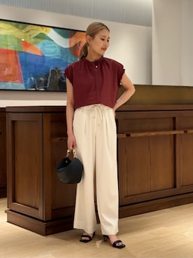 「BALLSEY（ボールジィ）のアイテム」を使った、Ukai_TOMORROWLANDさん（レディース・157cm）の夏コーディネート
