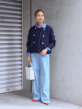 「MACPHEE（マカフィー）のアイテム」を使った、Ukai_TOMORROWLANDさん（レディース・157cm）の秋コーディネート