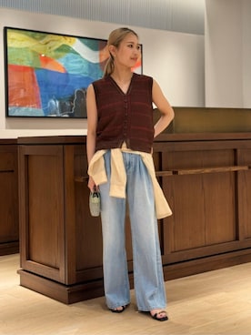 「RED CARD TOKYO（レッドカード）のアイテム」を使った、Ukai_TOMORROWLANDさん（レディース・157cm）の夏コーディネート