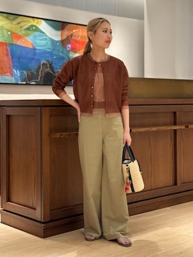 「MACPHEE（マカフィー）のアイテム」を使った、Ukai_TOMORROWLANDさん（レディース・157cm）の夏コーディネート