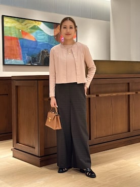 「MACPHEE（マカフィー）のアイテム」を使った、Ukai_TOMORROWLANDさん（レディース・157cm）の夏コーディネート