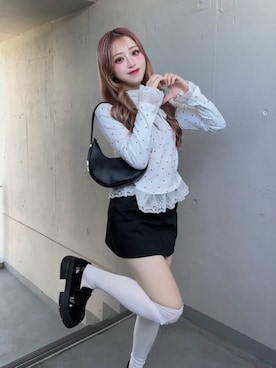 「ALLuRing ChaRm（アリュリングチャーム）のアイテム」を使った、ichikaさん（レディース・158cm）の秋コーディネート