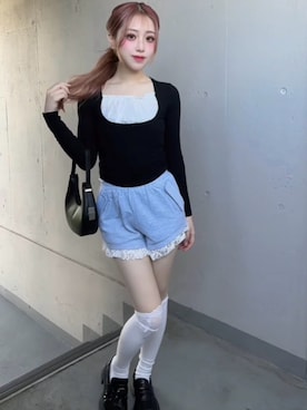 「ALLuRing ChaRm（アリュリングチャーム）のアイテム」を使った、ichikaさん（レディース・158cm）の秋コーディネート