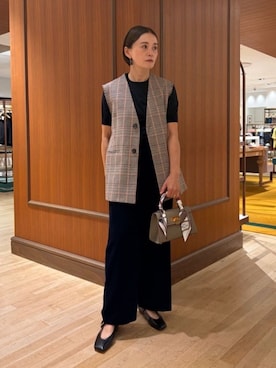 「MACPHEE（マカフィー）のアイテム」を使った、Shima_TOMORROWLANDさん（レディース・160cm）の夏コーディネート