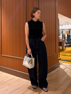 「SENSO（センソ）のアイテム」を使った、Shima_TOMORROWLANDさん（レディース・160cm）の夏コーディネート