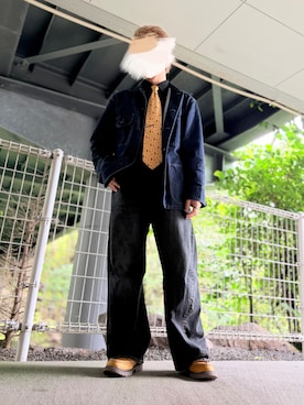 「EDWIN（エドウィン）のアイテム」を使った、hanewareさん（メンズ・168cm）の秋コーディネート