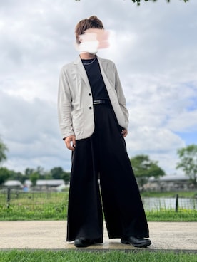 「Classical Origin（クラシカルオリジン）のアイテム（スラックス）」を使った、hanewareさん（メンズ・168cm）の夏コーディネート