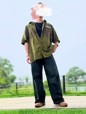 「EDWIN（エドウィン）のアイテム」を使った、hanewareさん（メンズ・168cm）の夏コーディネート