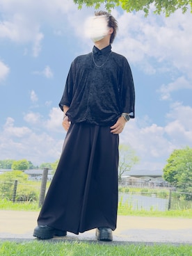 「Classical Origin（クラシカルオリジン）のアイテム（スラックス）」を使った、hanewareさん（メンズ・168cm）の夏コーディネート