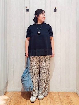 「Airpapel（エアパペル）のアイテム」を使った、kotomiさん（レディース・160cm）の春コーディネート