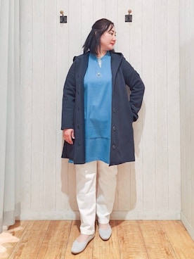 「アイテム（その他シューズ、グレー系）」を使った、kotomiさん（レディース・160cm）の冬コーディネート