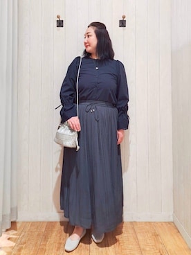 「DRESKIP（ドレスキップ）のアイテム」を使った、kotomiさん（レディース・160cm）の春コーディネート