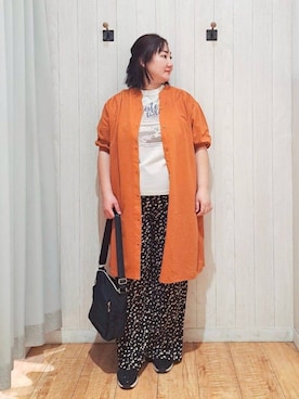 「Airpapel（エアパペル）のアイテム」を使った、kotomiさん（レディース・160cm）の春コーディネート