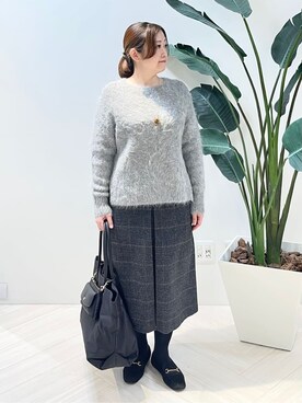 Tomoさん(レディース・153cm)の冬コーディネート
