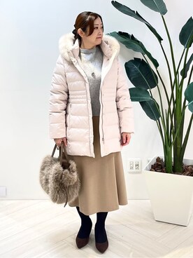 Tomoさん(レディース・153cm)の冬コーディネート
