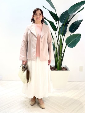 Tomoさん(レディース・153cm)の春コーディネート