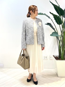 「COUP DE CHANCE（クードシャンス）のアイテム」を使った、Tomoさん（レディース・153cm）の冬コーディネート