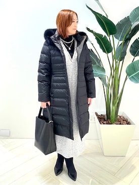 Tomoさん（レディース・153cm）の冬コーディネート