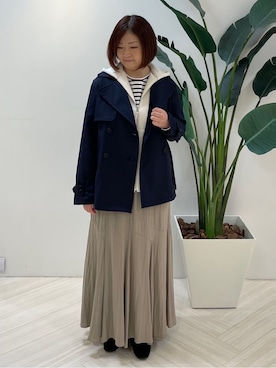 Tomoさん(レディース・153cm)の冬コーディネート