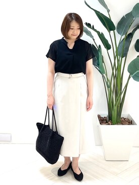 Tomoさん(レディース・153cm)の夏コーディネート