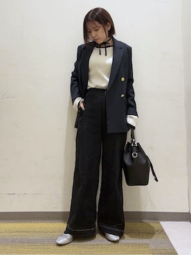 「THE SHOP TK （ザ ショップ ティーケー ）のアイテム（パンプス）」を使った、かのさん（レディース・147cm）の冬コーディネート